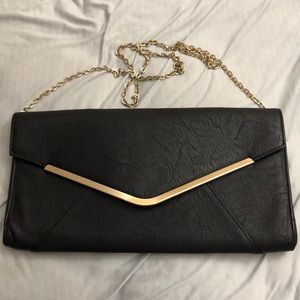 Forever 21 Black crossbody clutch